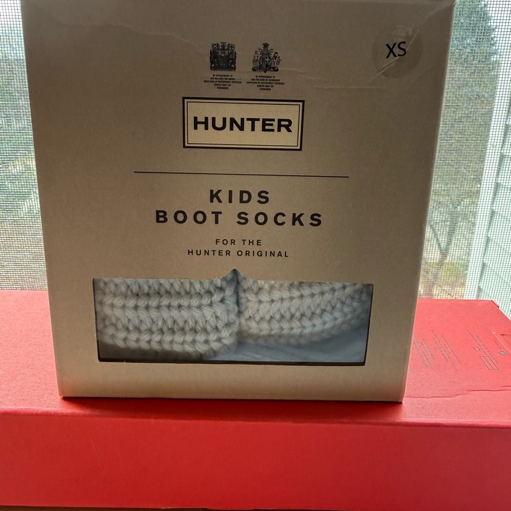 Hunter Kids Boot Socks in Light blue